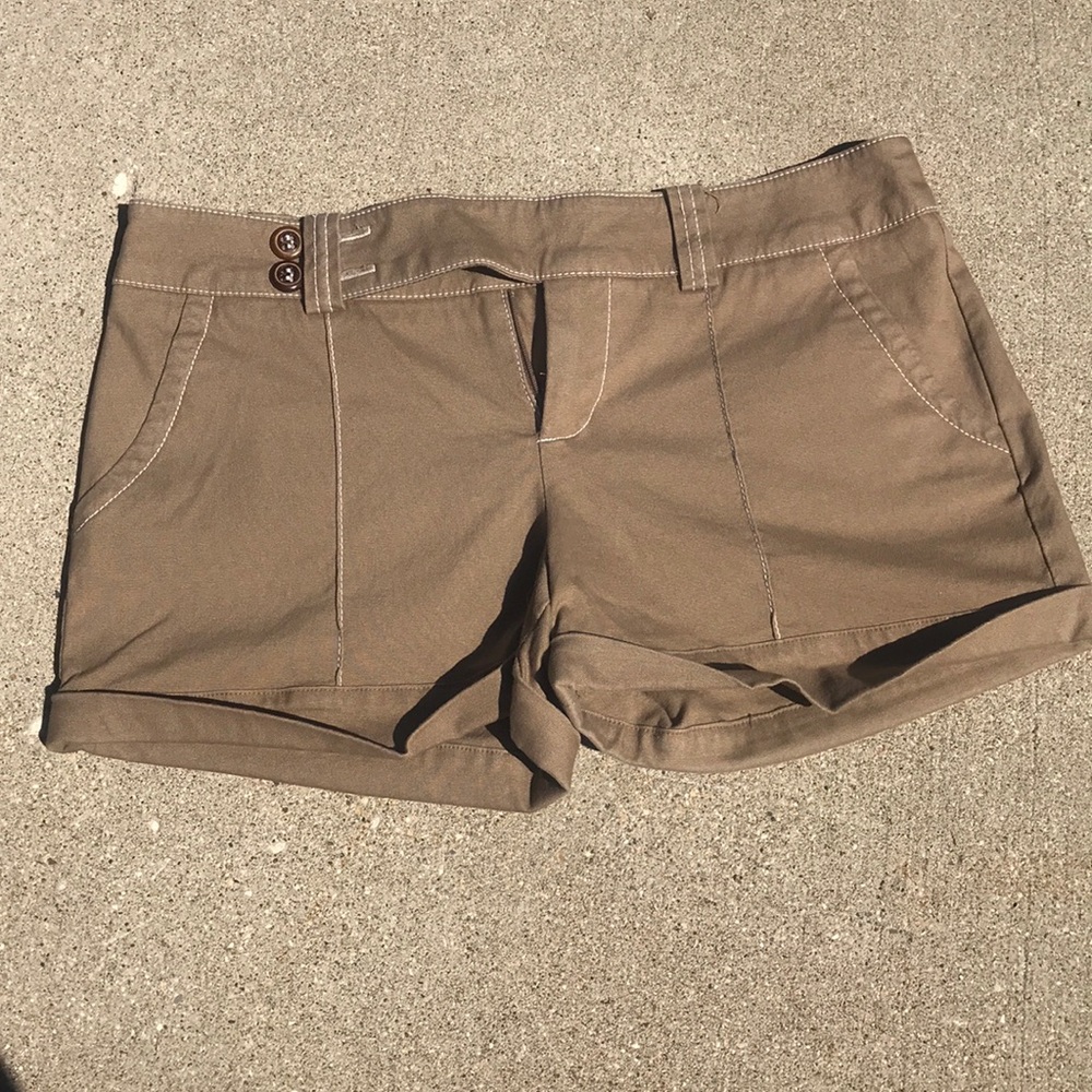 Bebe Tan Brown Shorts- Size 8
